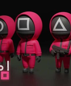 Squid Game Netflix Serie Resin Statue