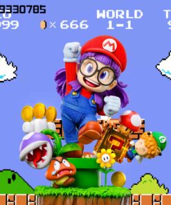 Superidol Dragon Ball Arale Mario Bros Resin Statue