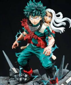 Boku No Hero Academia Player 1Izuku Midoriya and Eri-chan Full Cowl Diorama Resin Statue