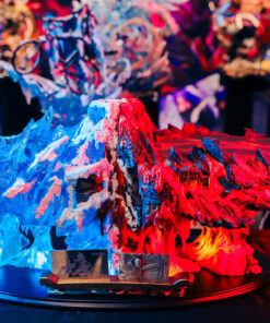 One Piece Jimei Palace Base Fire-Ice Resin Statue.