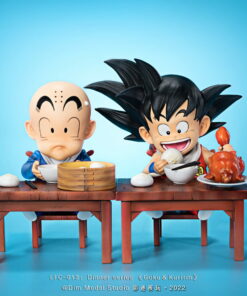 Dragon Ball DMS Goku-Krillin Eating Resin statue