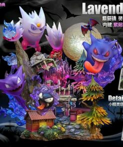 Pokemon Crescent Studio Gengar Family Diorama Free Red