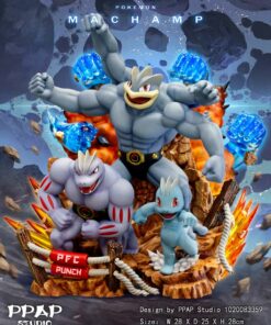 Pokemon PPAP Studio Machamp Resin Statue