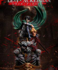 Attack On Titan LC Studio Levi Ackerman and Zeke Resin Statue