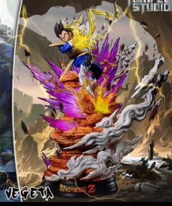 Dragon Ball Temple Studio Vegeta Galick Ho Resin Statue