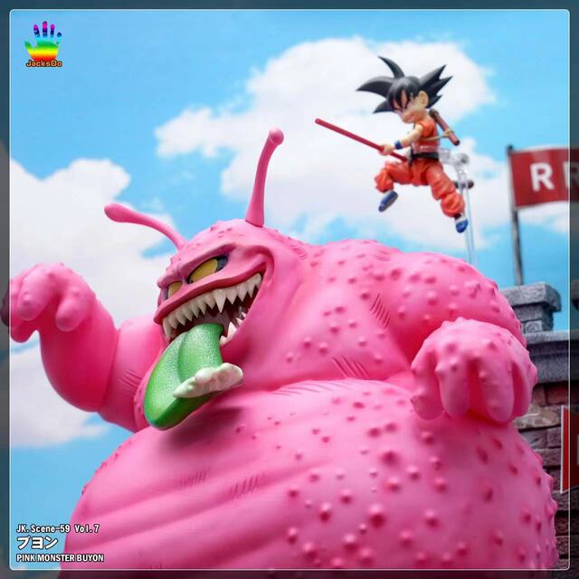 Dragon Ball JacksDo Studio Pink Monster Buyon Resin Statue Kaionation