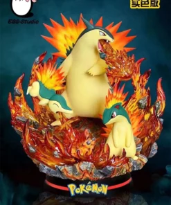 Pokemon EGG Studio Typhlosion Evolution Resin Statue
