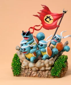 Pokemon Sun Studio Squirtle Squad Resin Statue