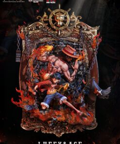 One Piece Jimei Palace Studio Luffy & Ace Licensed Resin Statue