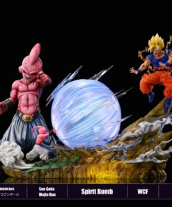 Dragon Ball Sky Top Studio WCF Goku vs Buu Resin Statue