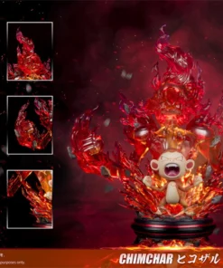 Pokemon Moon Shadow Studio Chimchar Resin Statue