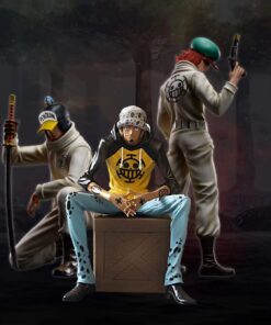 One Piece BT Studio Penguin & Shachi Resin Statue