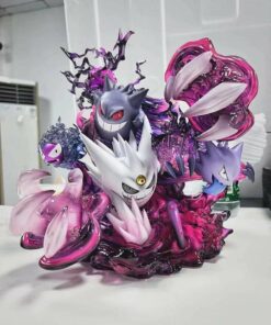 Pokemon Fantasy Studio Gengar Family Resin Statue