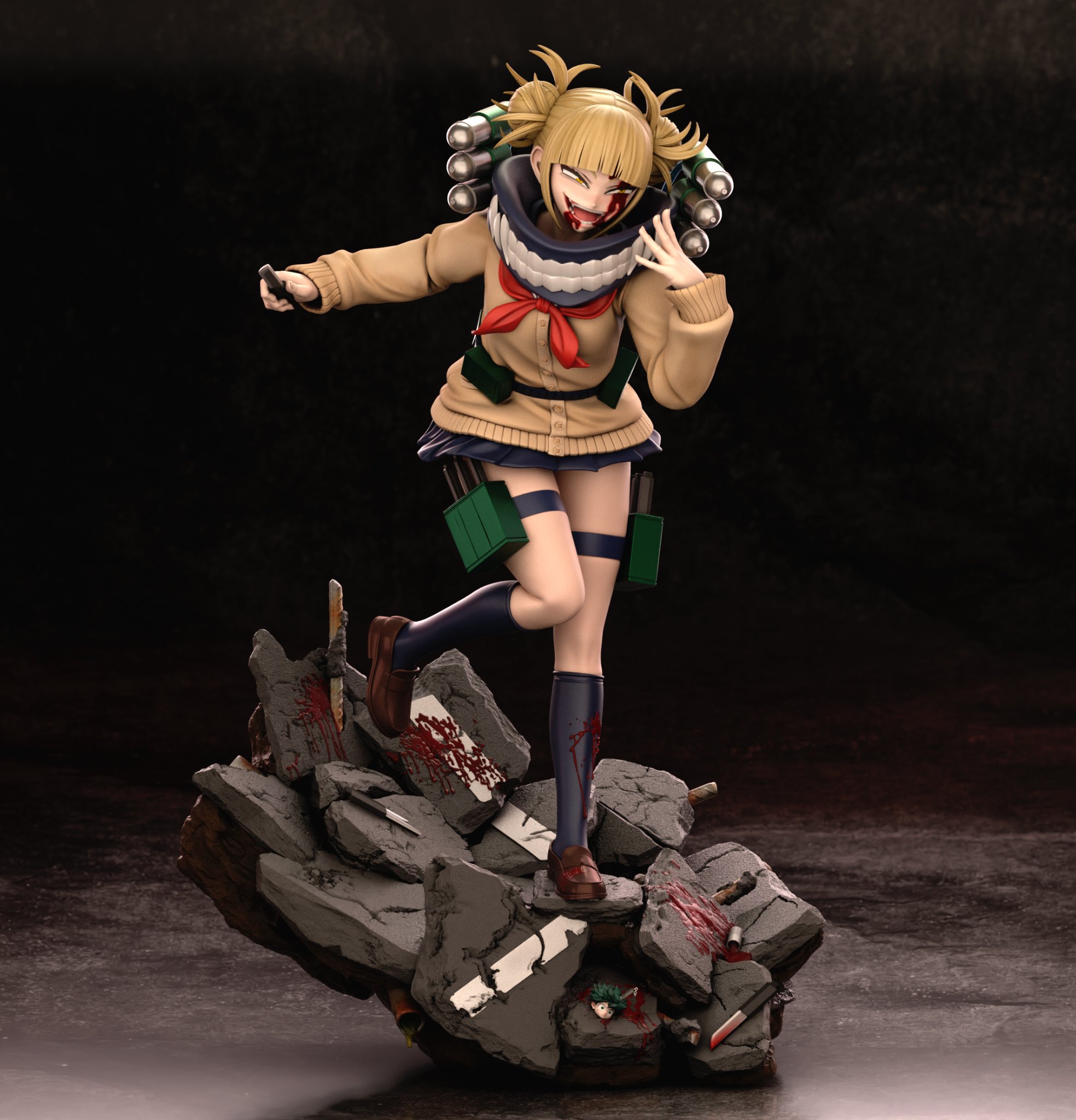 My Hero Academia Joueur 1 Studio Himiko Toga Statue R sine Kaionation