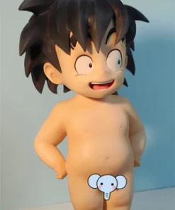 Dragon Ball YoMei Studio Kid Goku Shower Resin Statue