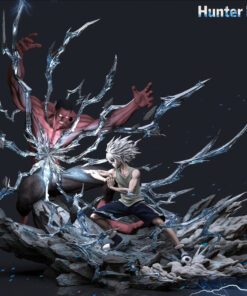 Hunter X Hunter Hunter fan studio Killua Zoldyck VS Menthuthuyoupi Resin Statue