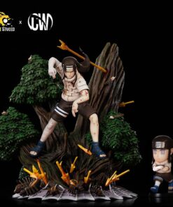 Naruto KyuBi & Cw Studio Neji Hyūga Resin Statue