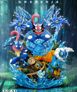 Pokemon PPAP Studio Greninja Evolution Resin Statue