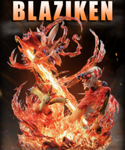 Pokemon Fantasy Studio Blaziken Family Resin Statue