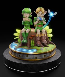 Legends Of Zelda KINTSUKUROI - THE ELVES OF THE LOST WOODS Resin Statue