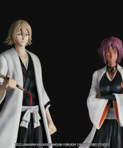 Bleach Chocobo Studio Urahara Kisuke & Shihouin Yoruichi Resin Statue
