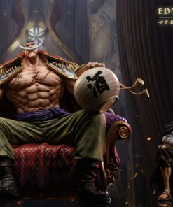 One Piece BT Studio Sitting Five Emperors White Beard Resin Statue