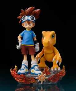 Digimon GS Studio Taichi and Agumon Resin Statue