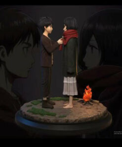 Attack on Titan E.R.A x Sure Studio Eren x Mikasa Resin Statue