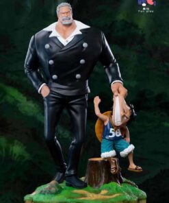 One Piece Fun Play Studio Luffy x Garp Resin Statue