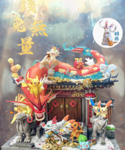Pokemon Wasp Studio Team Rabbit Resin Statue