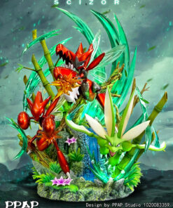 Pokemon PPAP Scizor Diorama Resin Statue