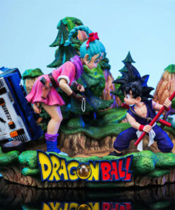 Dragon Ball TZT Studio Goku Bulma Resin Statue