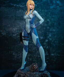 Metroid Dread Creation Studio Samus Aran Resin statue