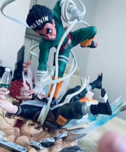 Naruto Rocket Studio Rock Lee VS Gaara Resin Statue