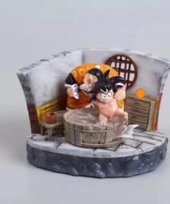 Dragon Ball Big Egg Studio Grandpa Goku's Bath Resin Statue