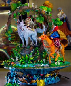 Princess Mononoke OPM Studio Ashitaka x San Resin Statue