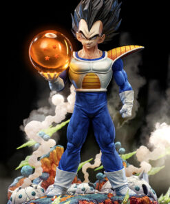 Dragon Ball White Hole Studio War Suit Vegeta Resin Statue