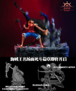 One Piece OPP Studio Luffy vs Blueno Resin Statue
