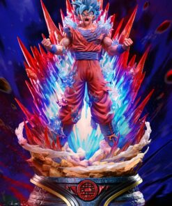 Dragon Ball Deyin Studio Goku Blue Kaioken Resin Statue