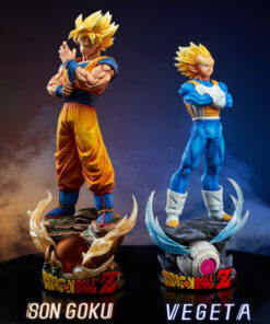 Dragon Ball Aftershock Studio Son Goku x Vegeta Resin Statue