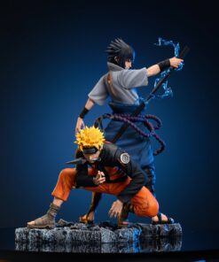 Naruto MZ Studio Naruto and Sasuke Resin Statue