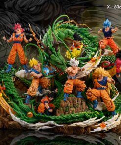 Dragon Ball Kylin Studio Life of Goku Anniversary Resin Statue