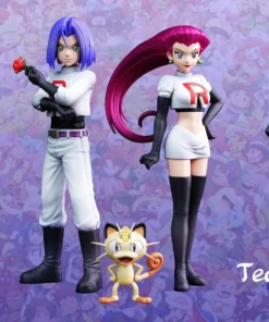 Pokemon UING Studios Team Rocket Resin Statue