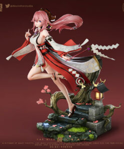 Genshin Impact ABsinthe Studio Yae Miko Resin Statue