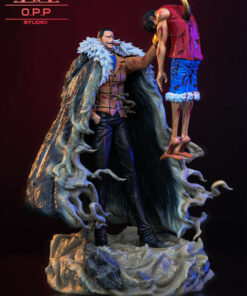 One Piece OPP Studio Luffy vs Sir Crocodile Resin Statue