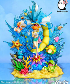 Pokemon EGG Studio Misty team Resin Statue