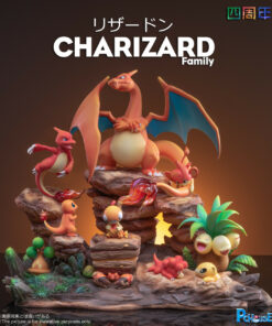 Pokemon PcHouse studio Charizard Family Resin Statue