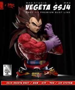 Dragon Ball MADS X MRC SSJ4 Vegeta Bust 1/1 Resin Statue