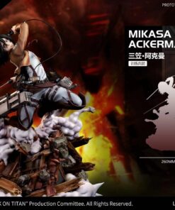 Attack on Titan Zodiakos Studio Mikasa Ackerman Licensed Resin Statue