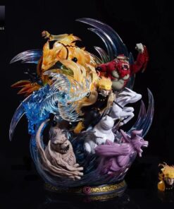 Naruto UTS Studio Naruto Nine Tails Chakra Mode Resin Statue